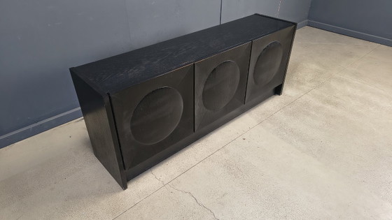 Image 1 of Black brutalist sideboard, 1970s 