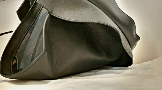 Image 1 of Giaquinto Holy Tasche aus echtem schwarzem Leder. Neu.