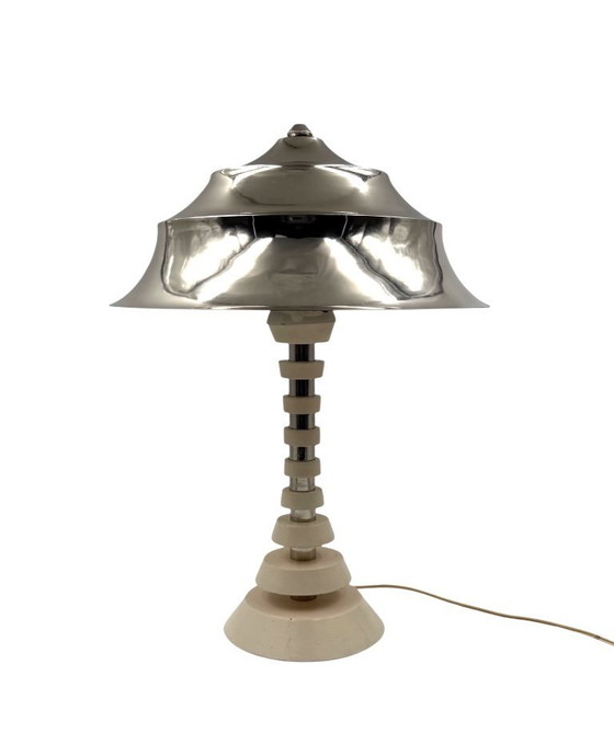 Image 1 of Space age pagoda table lamp, France 1970s