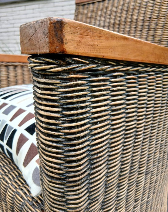 2 poltrone in rattan realizzate a mano negli anni '20 – Sedie da giardino (photo 12 of 15)