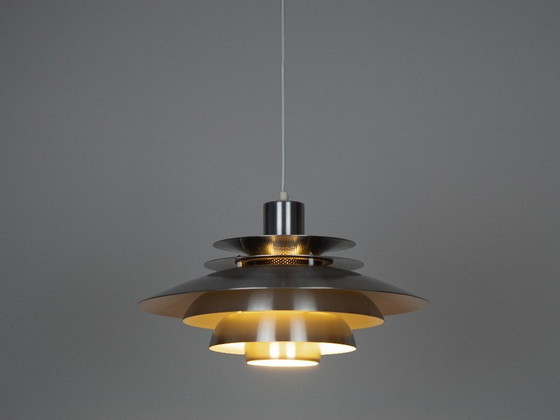 Image 1 of Lampada a sospensione vintage danese Verona di Kurt Wiborg, Jeka, anni '80