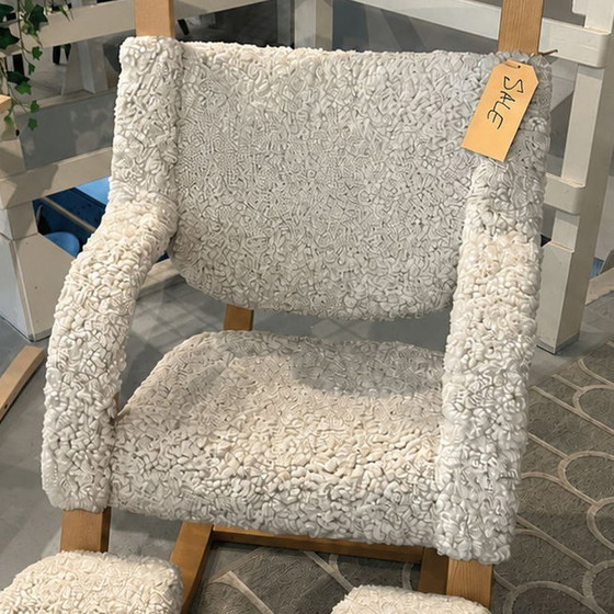 Image 1 of Varier Gravity Sheepskin Design Scandinavian Recliner