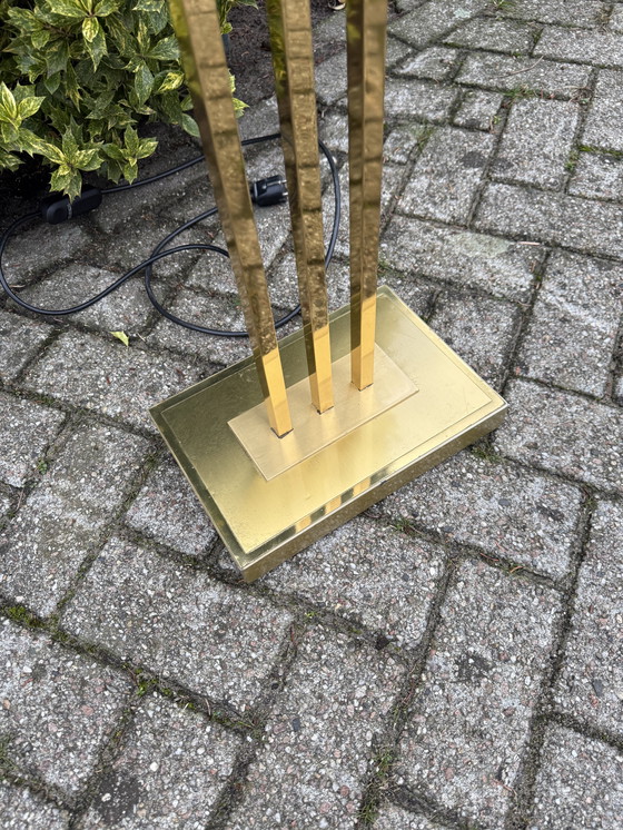 Image 1 of Lampada da terra Lustrerie Deknudt Hollywood Regency color oro