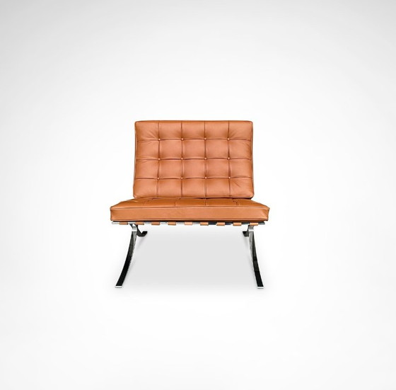 Barcelona Lounge Chair MR90 by Mies van der Rohe for Knoll – Armchairs, Leather (photo 9 of 10)