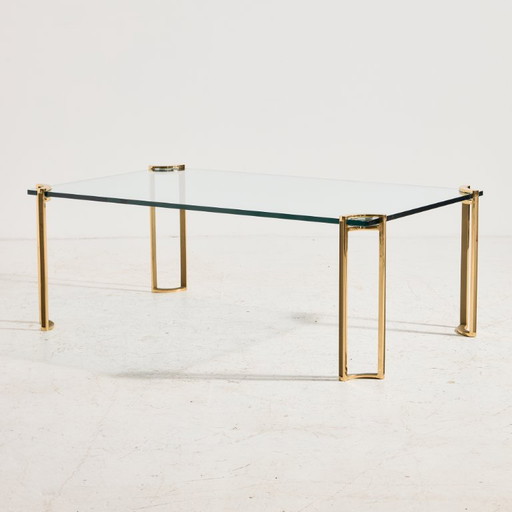 MK11390 Brass and Glass Coffee Table – salontafels, Copper (photo 2 of 9)
