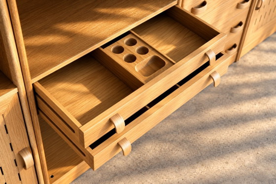 Vintage wall unit | cabinets | 1960s | Danish – Wall cabinet, Wood (photo 7 of 11)