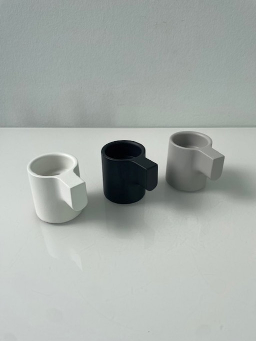 Set van 3 IKEA Ypperlig x HAY kandelaars