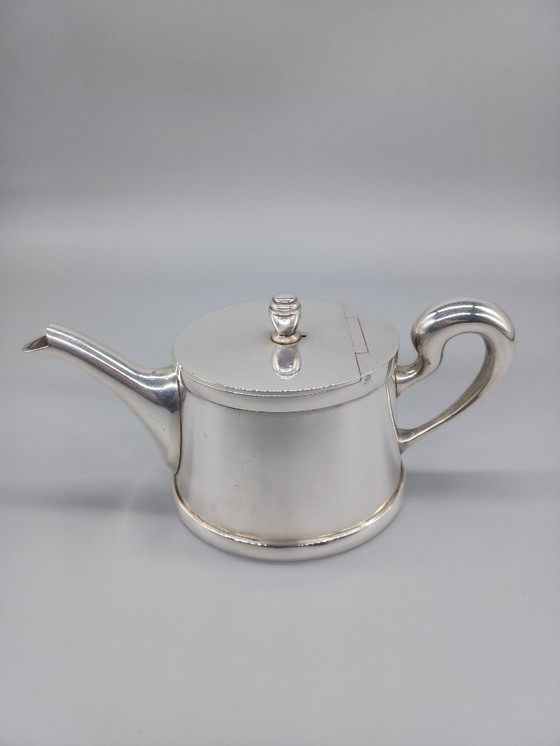 Image 1 of Tetera de plata Art Déco con sello Durousseau & Raynaud Lyon circa 1920.