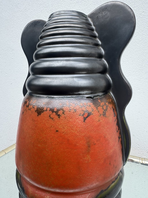 Art Deco ceramic vase, Fives Lille