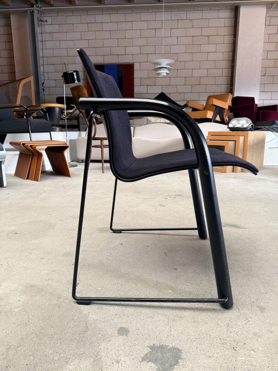 Thonet S320 chair, Wulf Schneider and Ulrich Böhme (stock: 2), Armchairs, Metal, Plastic, Black (photo 4 of 13)