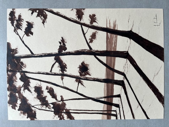 Image 1 of Ink on 250g natural paper. 30x21cm.