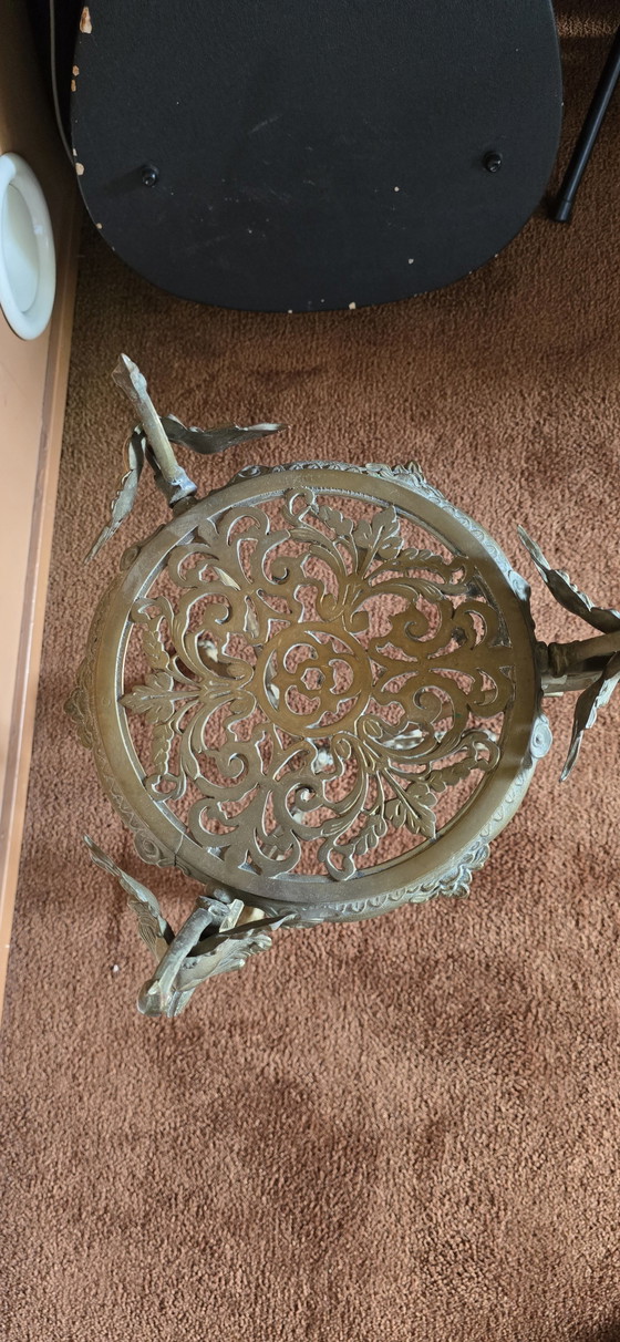 Image 1 of Esclusiva teiera antica marocchina in rame con supporto originale: un capolavoro senza tempo, ricco di carattere.