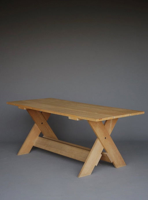 A rare 'Crate' Dining Table by Gerrit Rietveld for Cassina, 1980s