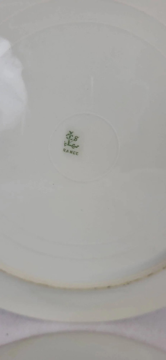 6 platte borden versierd met weerhaken – Servies, Porcelain (photo 12 of 12)