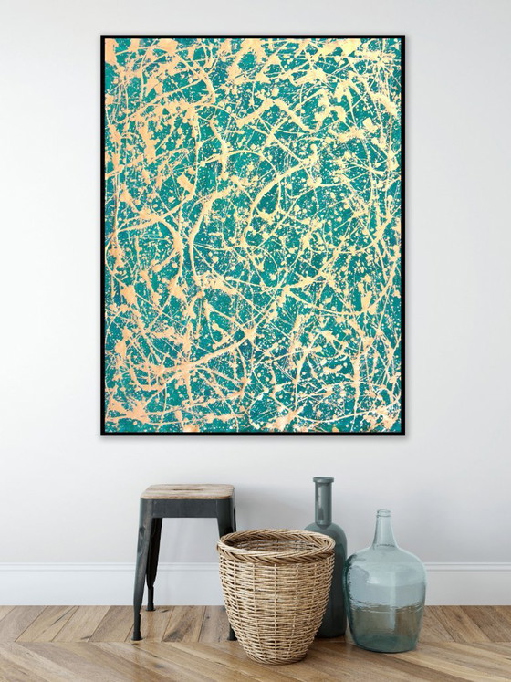 Jürgen Angeler - Molto Vivace Gold – Paintings & Drawings, Canvas (photo 14 of 16)