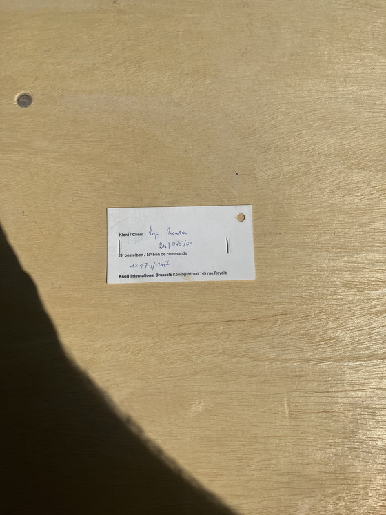 Image 1 of Tavolo ovale Knoll Tulip originale e 6 sedie Knoll Tulip in ottime condizioni!