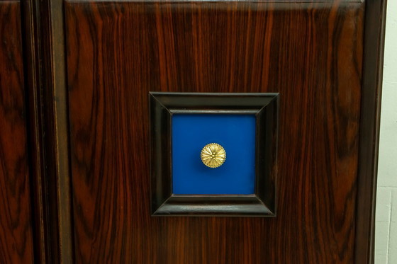 Image 1 of Guglielmo Ulrich, raro mobile bar italiano in noce della metà del secolo scorso, anni '40