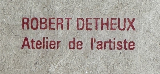 Image 1 of Robert Detheux - Magnificent abstract painting from 1978