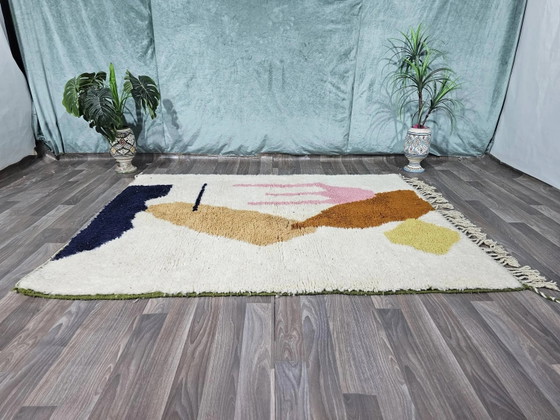 Tappeto berbero fatto a mano in pura lana 2.5x1.5 m – Tappeti, Wool (photo 4 of 11)