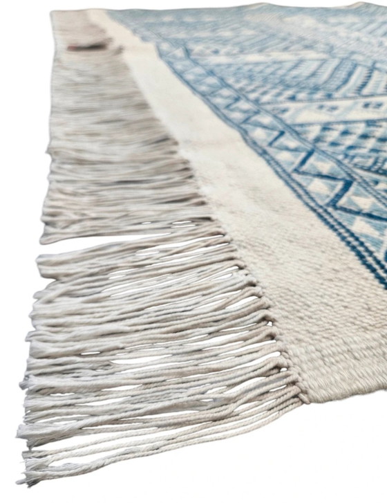 Image 1 of Tappeto Kelim orientale annodato a mano, Soumak, Tunisia, 154x238 cm.