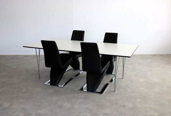 Image 1 of 4x Vintage Design Eetkamerstoelen