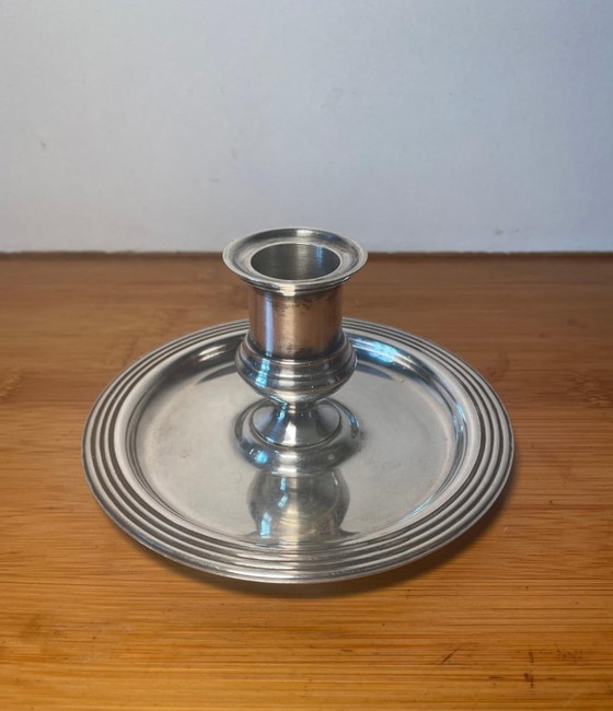 Image 1 of Bougeoir de chambre Christofle en métal argenté