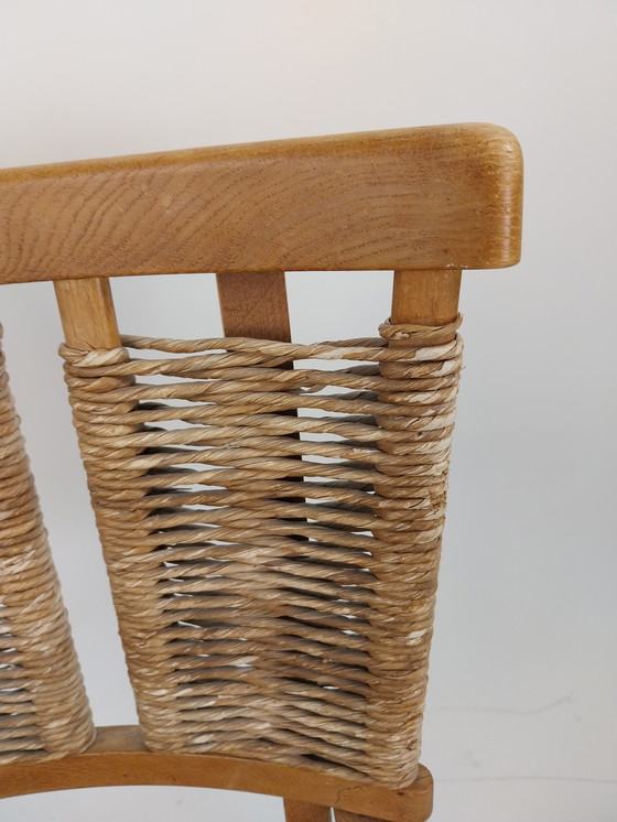 Image 1 of 1 x Mart Stam 1949 poltrona in legno e giunco ​​A3-1 per vivere bene