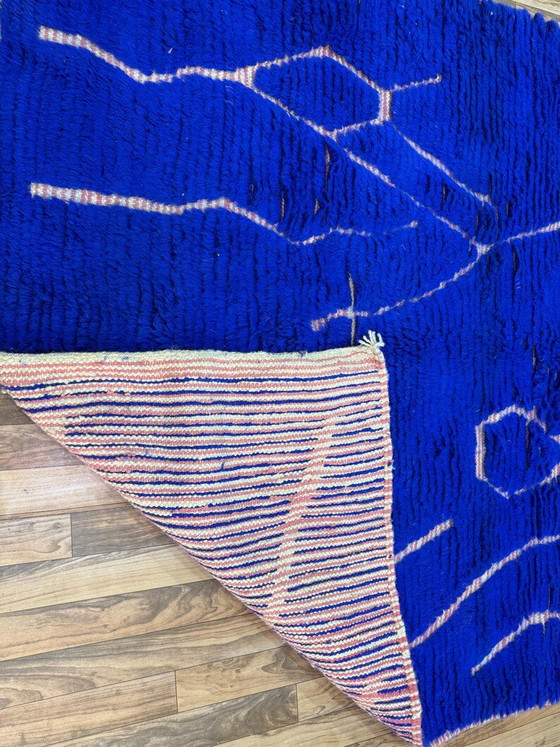 Magnifico Tappeto Blu in Lana 170/250cm – Tappeti, Wool (photo 9 of 10)