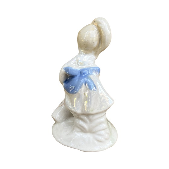 Image 1 of Statuetta in porcellana di un pastore di oche, dipinta a mano, URSS 1960