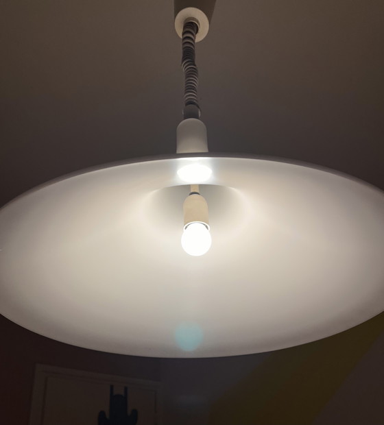 Image 1 of Harco Loor Design - Trumpet Shaped Hanging Pedant - White hanging lamp trumpet vintage flower 