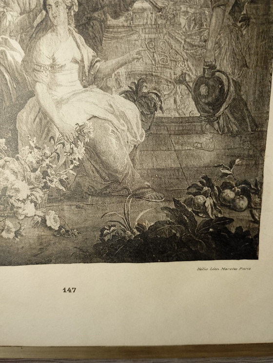 Image 1 of Rara eliogravure d'arte, "Il Trionfo di Flora", laboratorio di Léon Marotte, Parigi