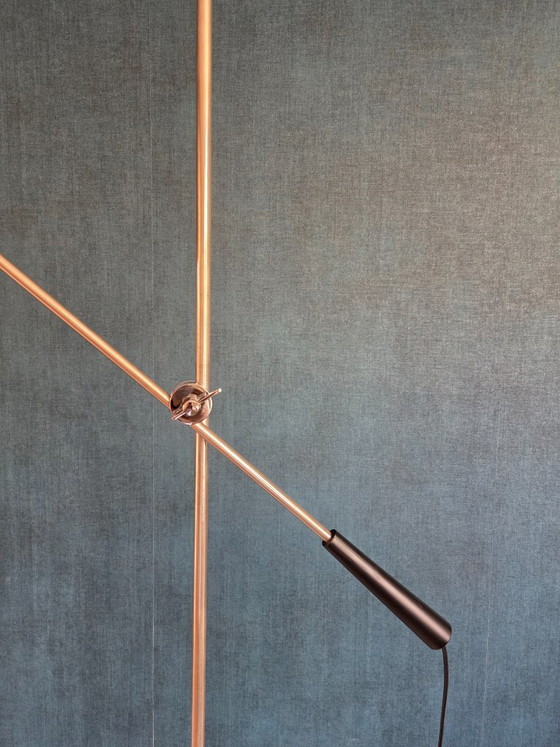 Vintage Hengellamp - Willem Hagoort | Model 329 - Jaren 60 – Vloerlampen, Metal (photo 11 of 13)