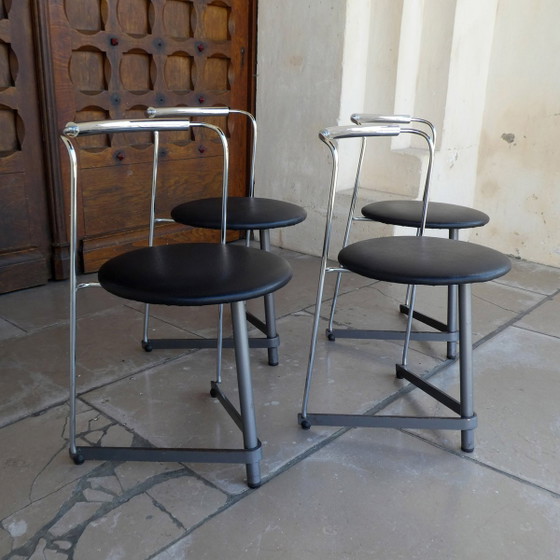 Sedie Vintage, 1980, Set di 4 – Sedie da pranzo (photo 8 of 10)