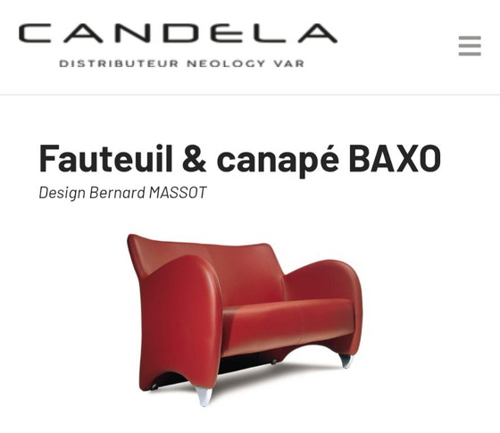 Canapé Haut De Gamme Neology Designer Bernard Massot – Leather, Metal (photo 9 of 15)