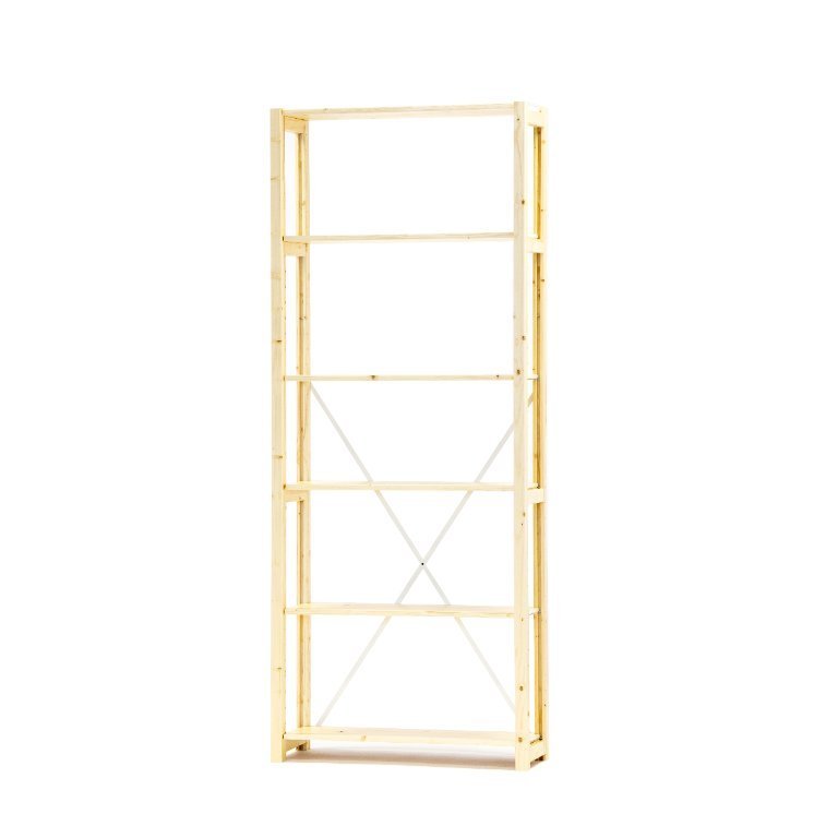 Lundia Original bookcase | H : 208 cm L : 80 cm P : 30 cm