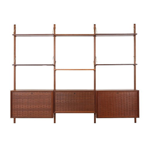 Teak shelving unit, Danish design, 1960s, designer: Poul Cadovius