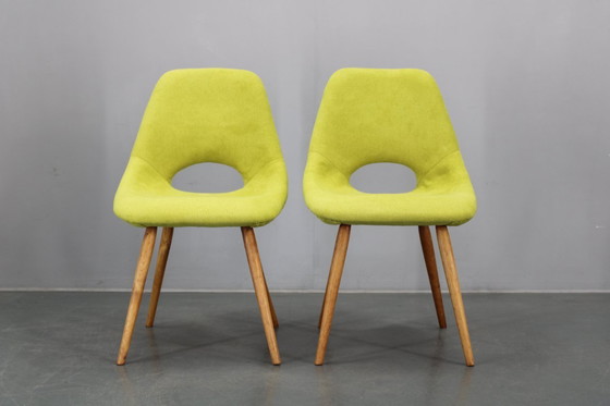 Image 1 of 1960s Miroslav Navratil Fiberglass Shell Lounge Side Chairs, Czechoslovakia