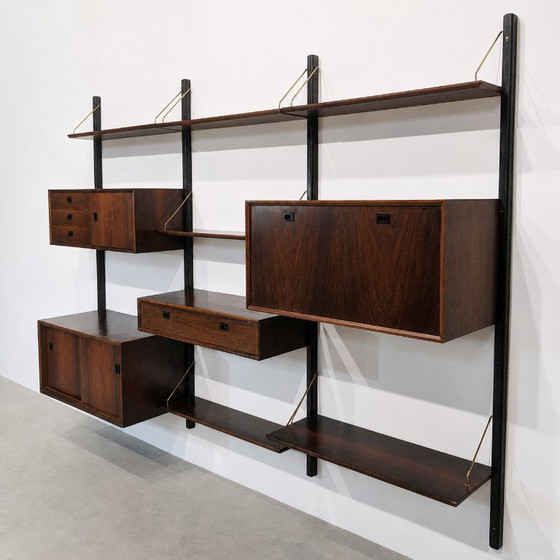 Image 1 of Meuble mural modulaire vintage en palissandre