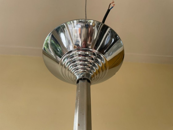 Image 1 of Hängelampe Deckenlampe Lampe Art Deco 1930 Französisch