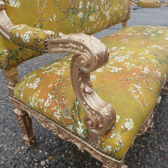 Image 1 of Antique Louis XIV sofa.
