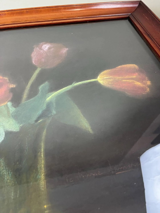 Mazzo di tulipani – Dipinti e disegni, Legno, Vetro (photo 6 of 9)