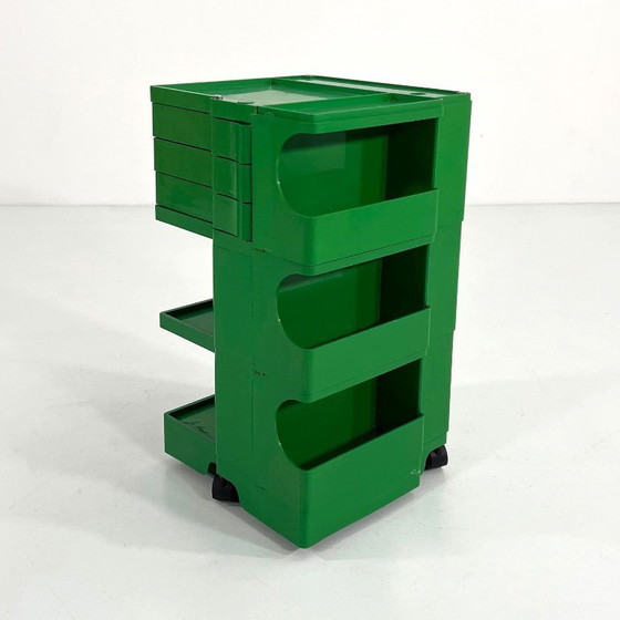 Image 1 of Carrello Boby verde di Joe Colombo per Bieffeplast, 1960