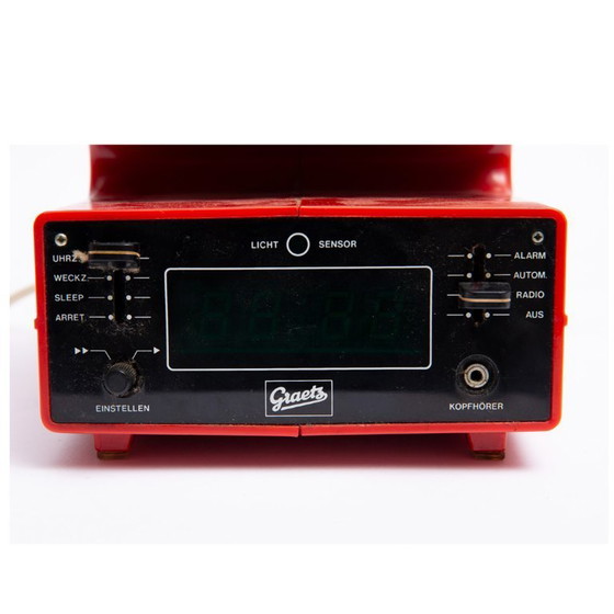 Image 1 of Horloge radio Graetz Form 100A des années 1970
