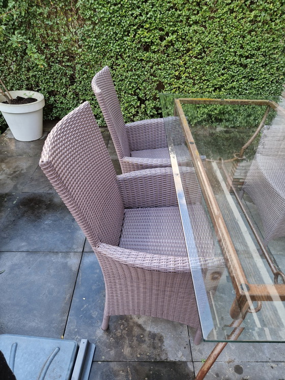 Glass garden table – Metal (photo 5 of 5)