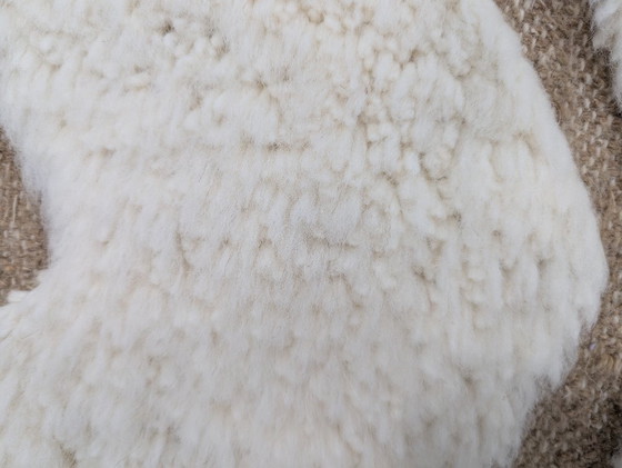 Image 1 of Berberteppich – 259 cm x 160 cm – weiße Wolle