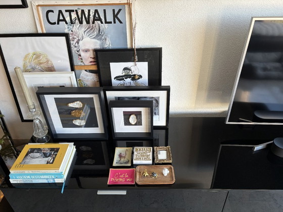 Image 1 of Aparador moderno – negro alto brillo – 240 cm