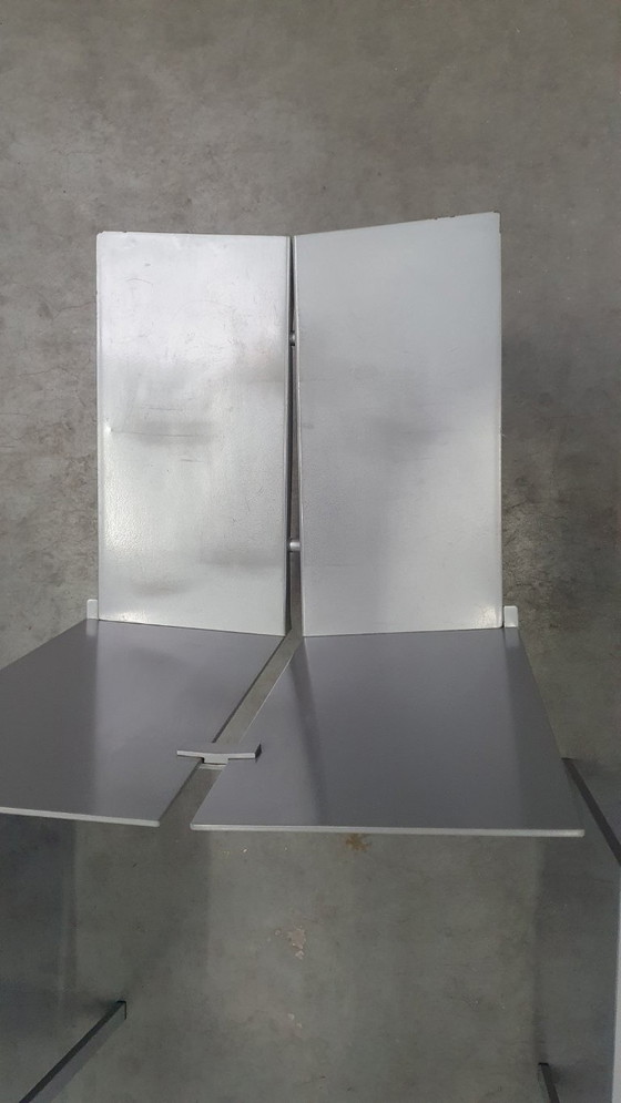 Image 1 of 6x Frans van Praet vintage stoelen belgo chrom 2000s minimalistisch design