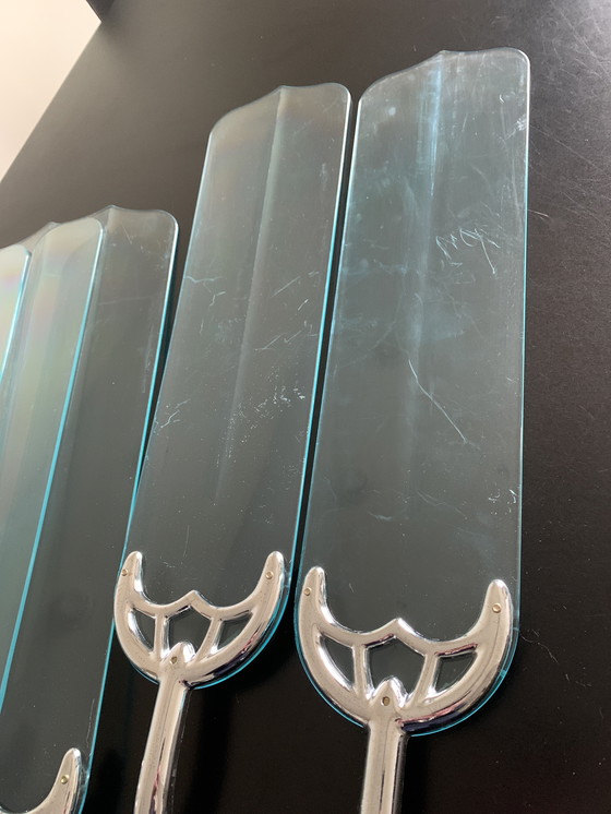 Image 1 of Ventilateur de plafond chromé, 3 positions, 2 directions