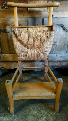 Chaise prie dieu paillÃ©e ancienne en hÃªtre – Fauteuils (photo 18 of 34)