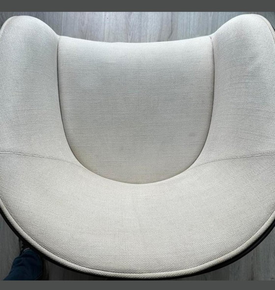 Image 1 of Zanotta Calla fauteuil cuir/tissu